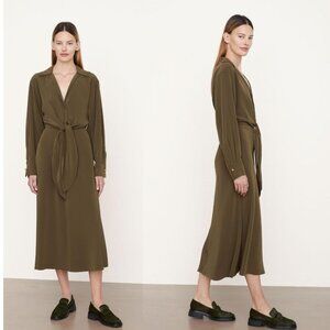 Vince Olive Midi Dress